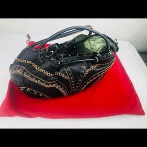 Cole Haan  village grommet bag -black